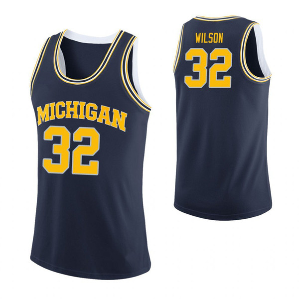 Luke Wilson Stitched White Ali Abdur-Rahkman Yellow Naji Ozeir Navy Mens Michigan Wolverines Player College Jersey