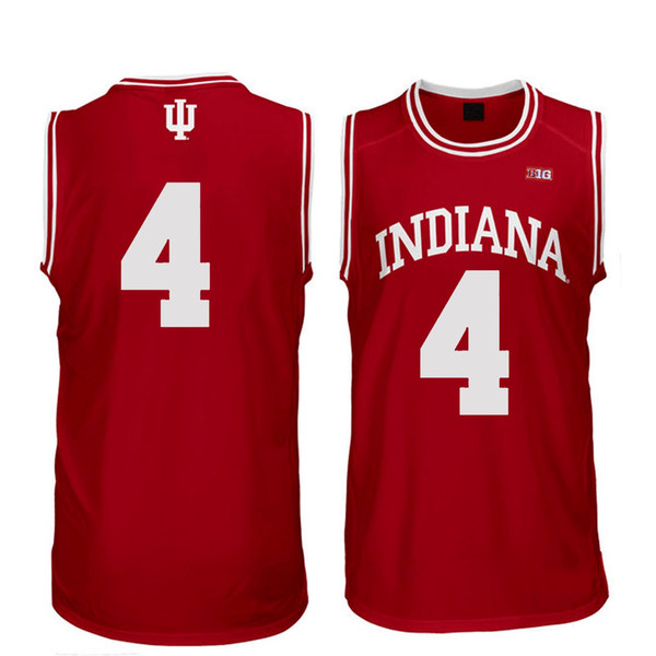 OG Anunoby Stitched Mens Indiana Hoosiers Victor Oladipo Robert Johnson Quentin Taylor Red White College Jersey