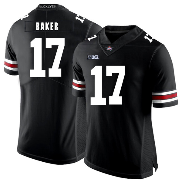 Jerome Baker Stitched Mens Ohio State Buckeyes Joey Bosa White Black Red Game NCAA College Jersey