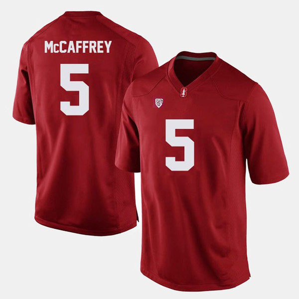 Christian McCaffrey Stitched Men's Stanford Cardinal Richards Trent Murphy Custom White Black Red College Football Jersey