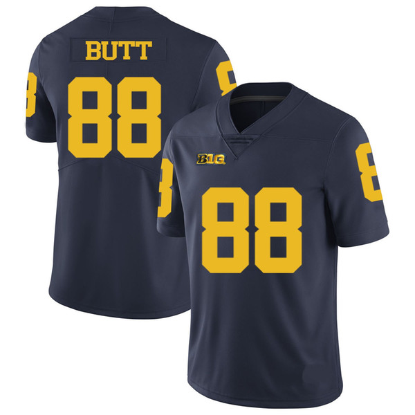 Jake Butt Stitched Mens Michigan Wolverines Jake Ryan Jake Rudock White Navy Yellow NCAA College Jersey