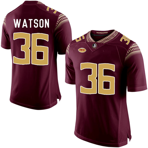 Dalvin Cook #4 Stitched Mens Florida State Seminoles DeMarcus Walker #44 Dekoda Watson #36 Red White Black NCAA College Jersey