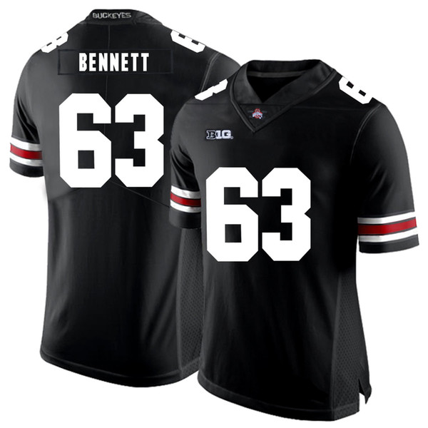 Marshon Lattimore Stitched Mens Ohio State Buckeyes Michael Bennett IV White Black Red Game NCAA College Jersey