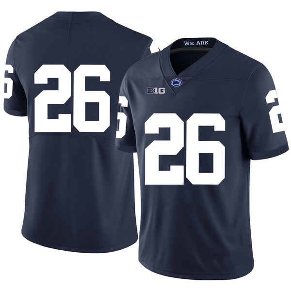 Saeed Blacknall Stitched Mens Penn State Nittany Lions Tommy Stevens Saquon Barkley Sam Ficken White Navy Blue NCAA College Jersey