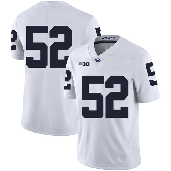 DaeSean Hamilton Stitched Mens Penn State Nittany Lions DeAndre Thompkins DaQuan Jones Curtis Cothran White Navy Blue NCAA College Jersey