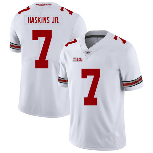 Dwayne Haskins Stitched Youth Ohio State Buckeyes Eddie George White Black Red Kids NCAA College Jersey