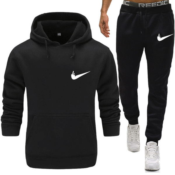 cool streetwear tracksuit Running Sportswear Sets Sweatshirt Sweatpants Gym Fitness Hoodies Tops Pants Jogging Workout Tracksuit