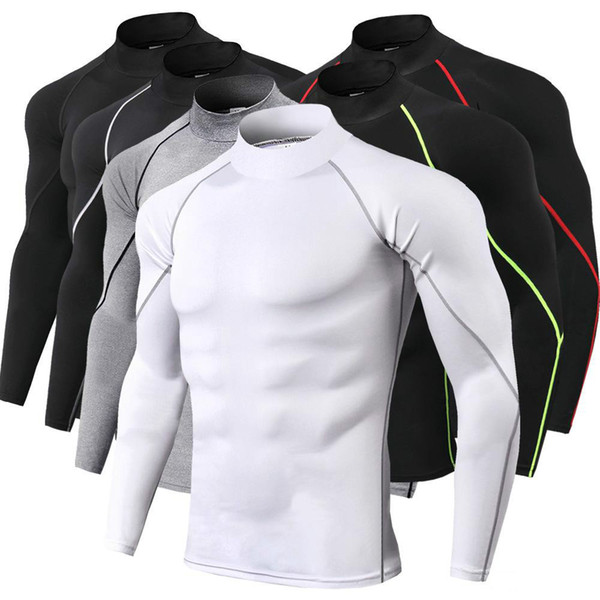 Running Shirt Crossfit Fitness Jersey Compression Tights Quick Dry MMA Rashguard Men Breathable Sportswear Tops Clothing Top Quality