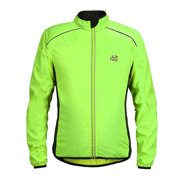 Nuckily Men's Cycling Jacket Bike Jacket Windbreaker Raincoat Waterproof Windproof Breathable Sports Polyester - Winter Green Mountain Bike