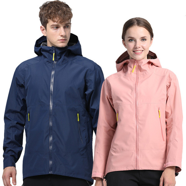 Outdoor clothing couple warm ladies jacket spring thin section windbreaker single layer outdoor waterproof windproof jacket men