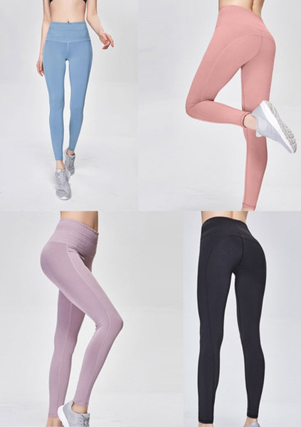 2019 High Waist Yoga Tight Pants Girls Breathable Fitness Stretch Long Gym Clothes Sports Trousers Fashion Quick Dry Slim Elastic Pants