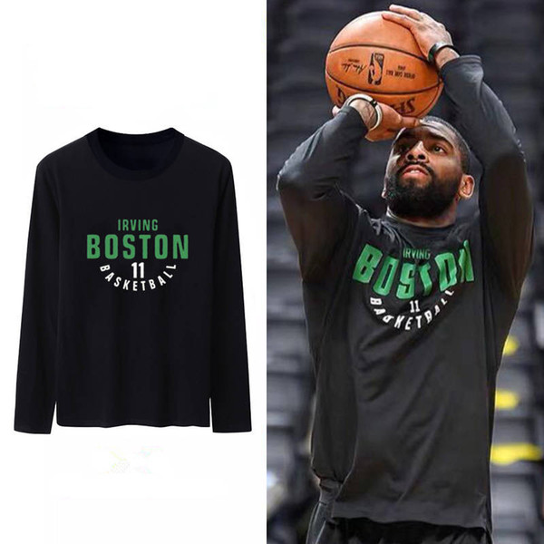 Breathable Basketball Team Fans Printed Mens Sports Tee fitness Long Sleeve Training Running Gym Stretch Crew Neck tops T shirts