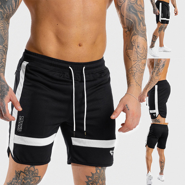 Men Sport Training Shorts Men Running Shorts Mans Gym Fitness Joggers Sweatpants Jumper's basketball Shorts Black