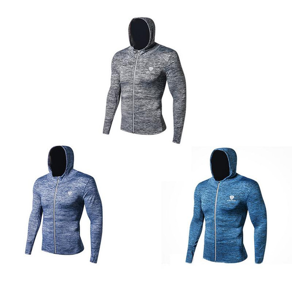 Autumn And Winter Sports Fitness Coats Basketball Training Wear Outdoor Running Speed Dry Long Sleeves Sweatshirts