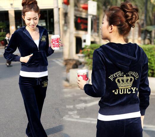 Hot Nwt Juicyity Couture Women's Velour Yoga Tracksuit