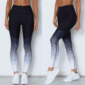 Women's Sports YOGA Workout Gym Fitness Gradient Leggings Pants Athletic Clothes Yoga trousers bottom women's Leggings