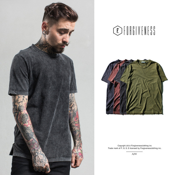 Men's Designer T-Shirt Fashion Loose Women's Short Sleeve Custom T-Shirt Washed Solid Color T-Shirt Wholesale Free Shipping