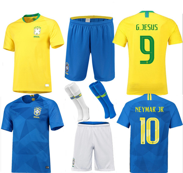 18 19 20New top Brazilian football team jersey 2019 2020 JESUS COUTINHO FIRMINO MARCELO 2018 2019 Brazilian football team jersey 7 NEYMAR JR