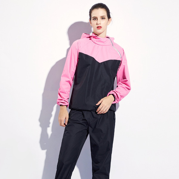 2019 autumn new sweat suit female sports suit male weight loss sweat pants large size fitness sweat a generation wholesale brand