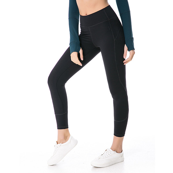 2019 Wholesale spring fashion woman yoga tight pants running sport legging high-waisted, strapless running tights