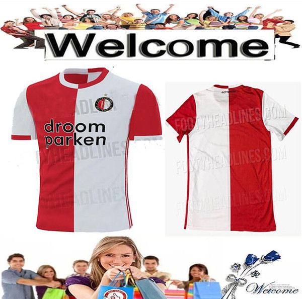 2019 Feyenoord Home Soccer Jerseys 7 KUYT 9 JORGENSEN 10 VILHENA 11 LARSSON 32 V.PERSIE JERSEY 2019 2020 FOOTBALL SHIRTS