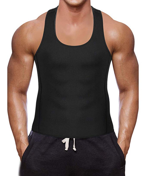 2019 Hot Sauna Sweat Suits, Top Shirt for Weight Lost Waist Trainer Vest Slim Belt Workout Fitness-Breathable ShaperWear