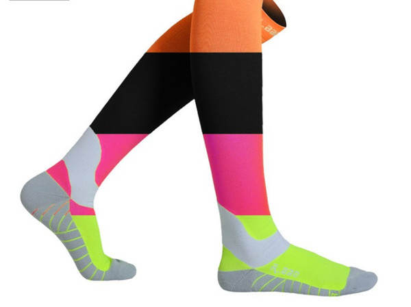 2019 New professional stockings compression marathon running function socks night socks riding socks