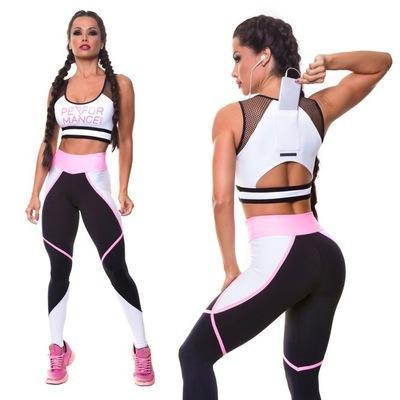 2019 spring and summer new hot Europe and the United States sports and leisure suits women's vest trousers sports yoga fitness suit