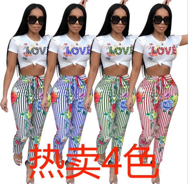 2019 Women sport suit Hoodies Sweatshirt +Pant Running Sport Track suit 2 Pieces jogging sets survetement femme clothing