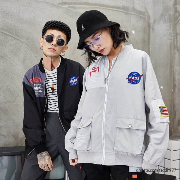 Men's coat Super hot couple jacket spring hip-hop jacket Tide brand flying jacket for men and women 