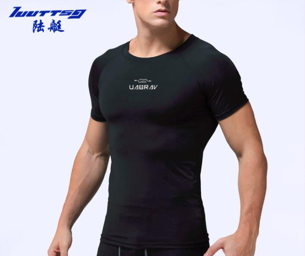 2019 Men Camouflage Sport Training Cotton T-shirt Short Sleeve Male Casual Man Gym Running Fitness Slim Tees Tops Clothing