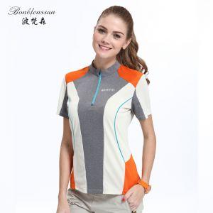 Spring Summer Women's Outdoor Leisure Wear Short Sleeve Speed Dry T-shirt Sports Running Speed Dry Clothes Quick Dry Clothes