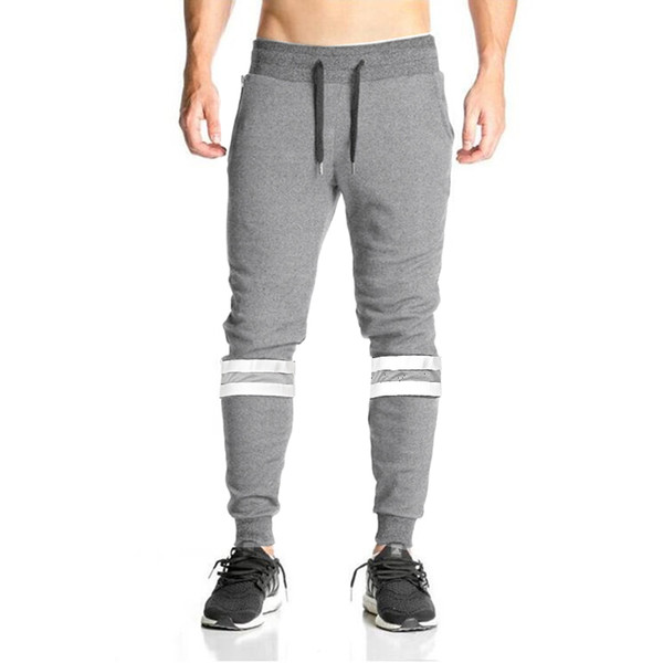 2018 Cotton Full Sportswear cargo Sweatpants Trousers sport Jogger Pant Casual Elastic Mens male Fitness Workout track