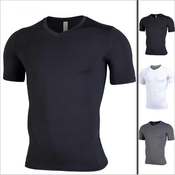 Mens Gyms Clothing Fitness Compression Base Layers Under Tops T-shirt Running Crop Tops Skins Gear Wear Sports Fitness