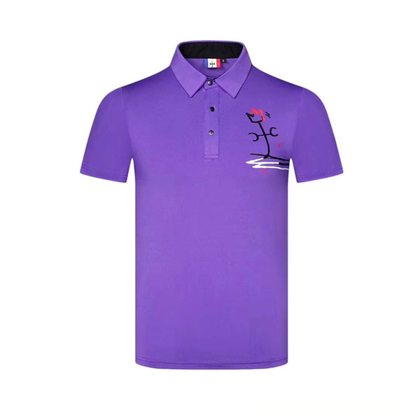 2020 Golf apparel New Men's Summer Golf T-shirt Moisture wicking breathable short-sleeved golf T-shirt free shipping