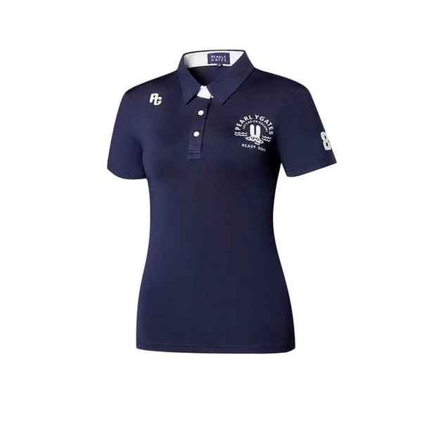 2020 new women's golf apparel PG sunmmer golf short sleeve t-shirt Moisture-wicking anti-ultraviolet golf T-shirt free shipping