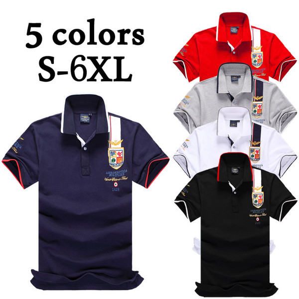 Best Selling Wholesale Summer Polo Shirt USA American Flag Brand Polos Men Short Sleeve Sport Golf Classic Tee Man Coat Trendy Clothing 6XL