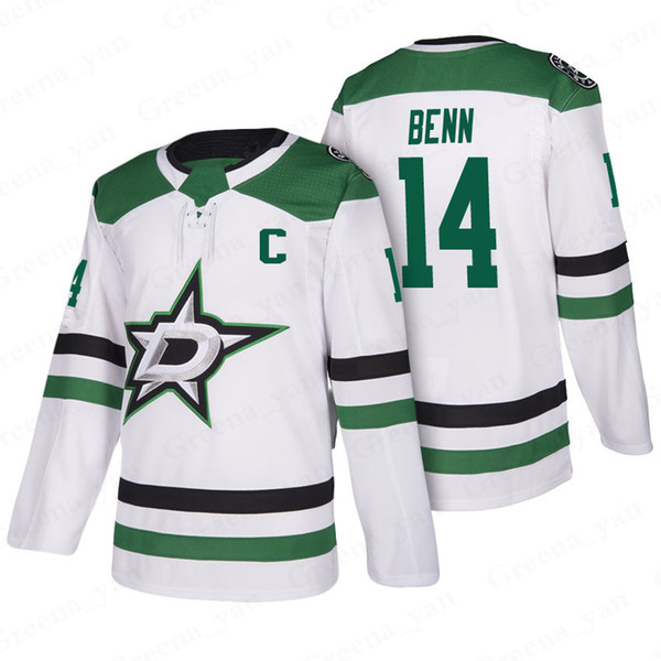 2019 Dallas Stars Jersey Men's #14 Jamie Benn 91 Tyler Seguin Hockey Jerseys Green White 100% stitched Embroidery Cheap sale