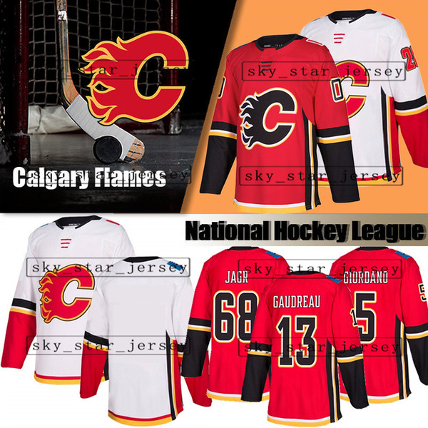 Calgary Flames jerseys 13 Johnny Gaudreau jersey 5 Mark Giordano 23 Sean Monahan 68 Jaromir Jagr