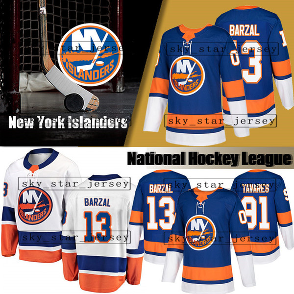 New York Islanders jerseys John 91 Tavares jersey 13 Mathew Barzal jersey