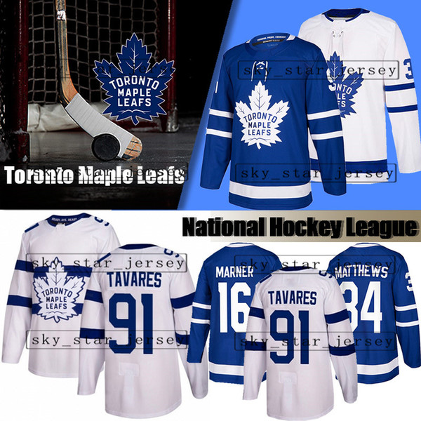 Toronto Maple Leafs jersey John 91 Tavares 34 Auston Matthews 16 Mitchell Marner 31 Frederik Andersen 29 William Nylander