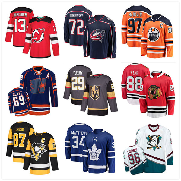 film version ice hockey jerseys, Maple Leafs, Edmonton Oilers, Pittsburgh Penguins, Blackhawks,34 MATTHEWS,88 KANE hockey jerseys