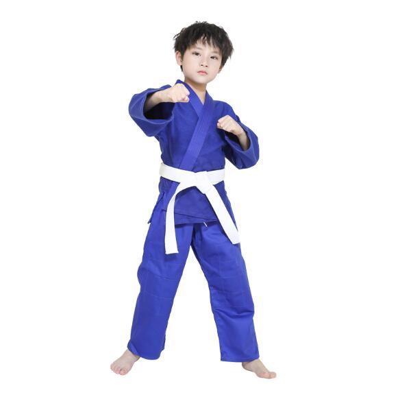 Japanese Unisex adult children's Taefeng judo suit thickened professional competition training Judo suit pure cotton judo group costume