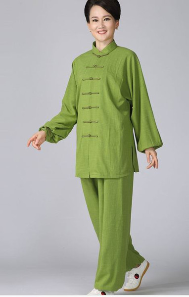 Spring and Autumn summer cotton taiji martial arts morning exercise tai chi practice clothes @@20