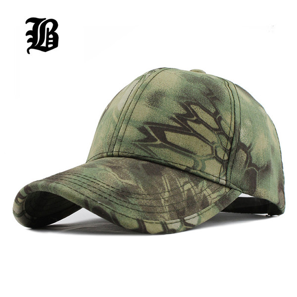 Men's Snapback Camouflage Tactical Hat Army Tactical Baseball Cap Head Camouflage Caps Sun Hat Hats for Men and WomenF221