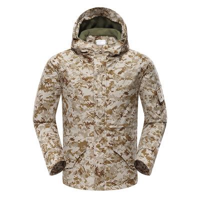 Mens Designer Outdoor Jackets Camouflage Coats Fleece Jackets with Cap Hot Selling 6 Styles 2020 Autumn New Fashion Style Size S-3XL