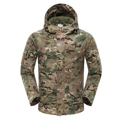 Mens Designer Outdoor Jackets Fashion Camouflage Coats Fleece Jackets with Cap Mens Luxury Outdoor Clothing Coats High Quality