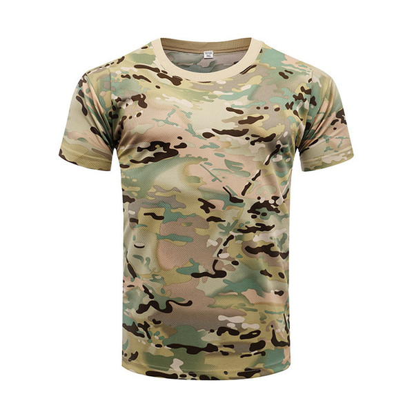 Men Fishing T Shirt Clothing Summer Man Short Sleeve Camouflage Shirts Outdoor Sport Breathable Quick Dry Fishing Clothes