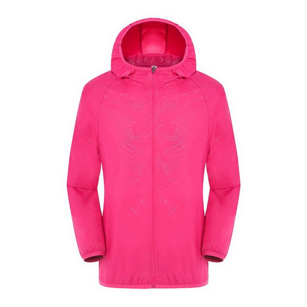 new Men's Windproof Skin Rain Coat Women Packable Jackets UV Protect for Camping Hiking coat