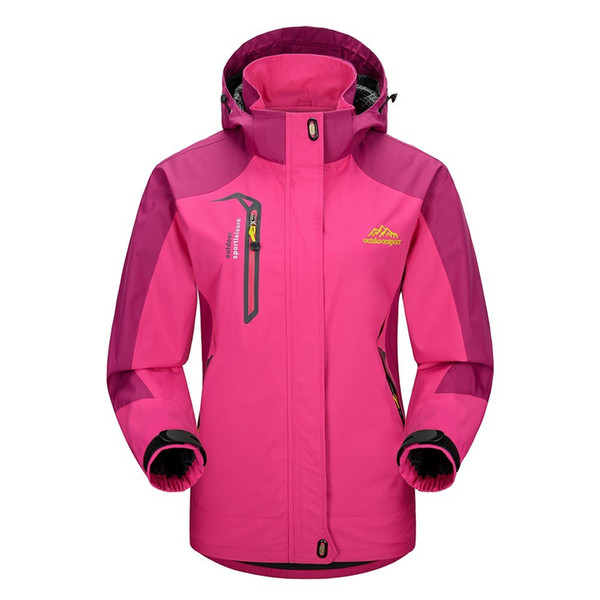 Waterproof Jacket Windproof Raincoat Sportswear Jersi Jaqueta Impermeavel Chaqueta Impermeable Ropa Deportiva Abrigo Mujer CS Y9168RO-L